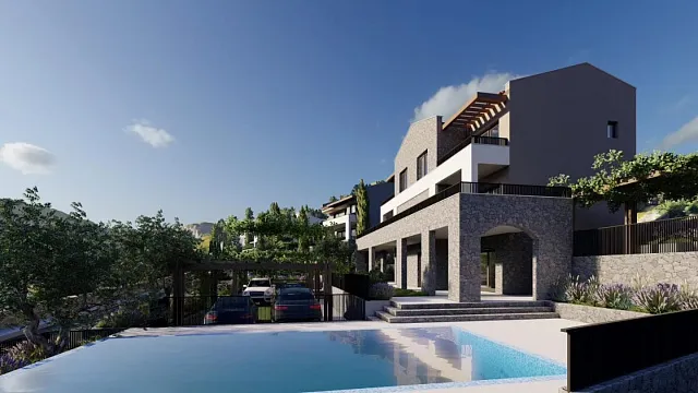 İkinci etap, kompleksin genel mimari kimliğini koruyan daha modern tasarıma sahip 12 daireli bir konut binasını kapsamaktadır.  Özellikler (1. etap ile aynı): — photo 6